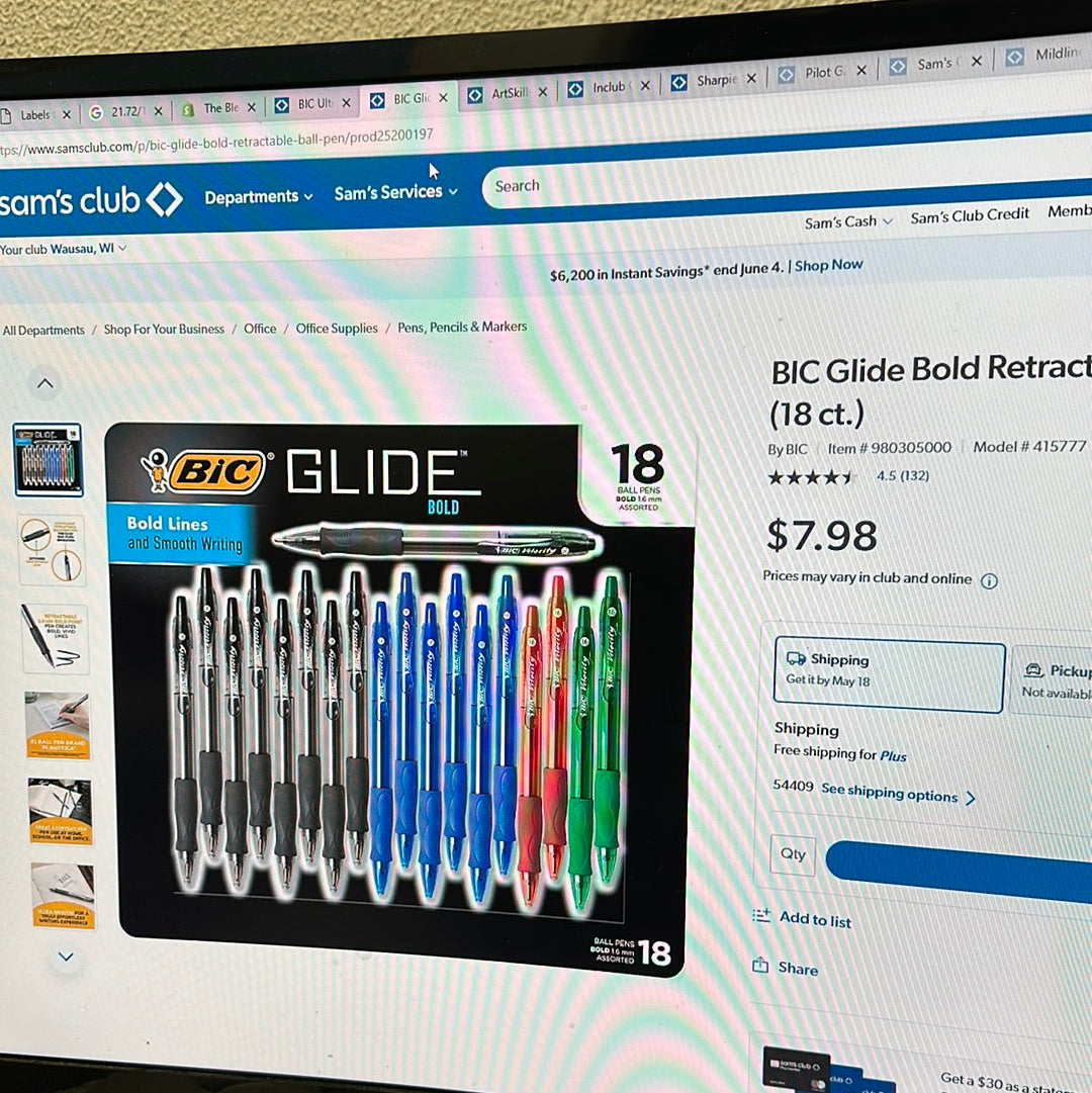 BIC Glide Retractable