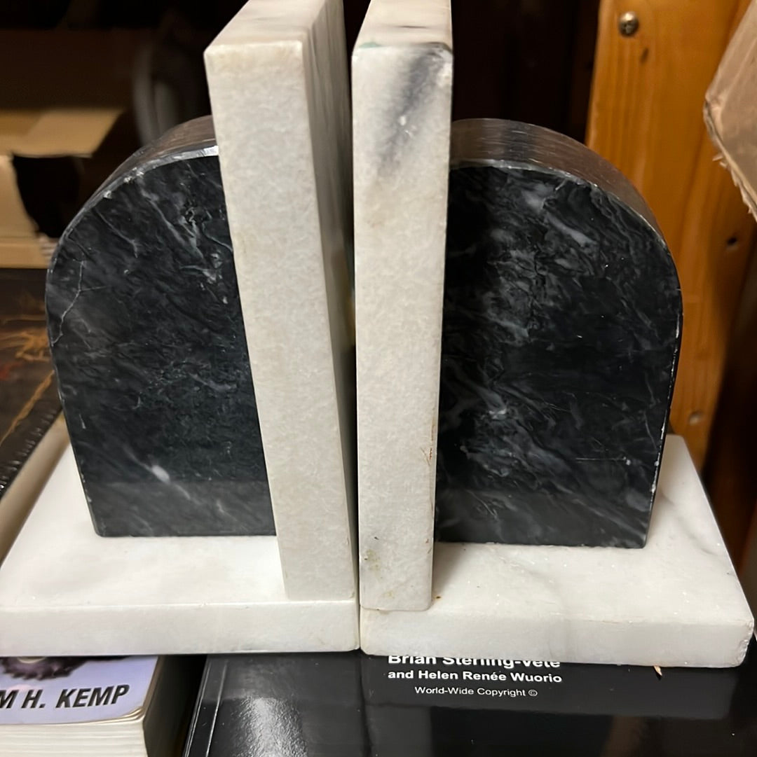 Marble Bookends