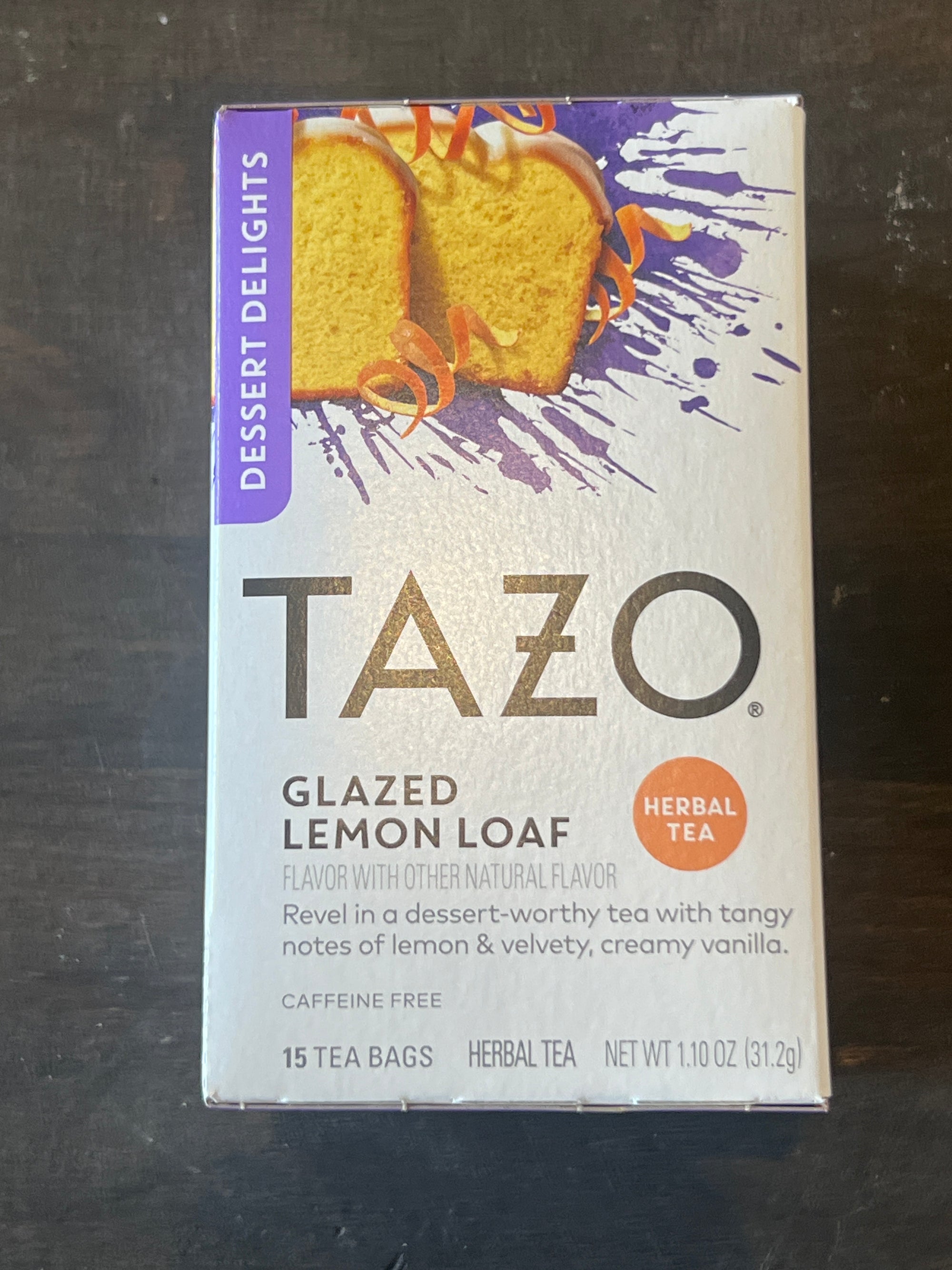 Tazo Glazed Lemon Loaf